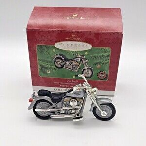 Harley-Davidson Fat Boy Motorcycle Keepsake Ornament Collector Series 2000